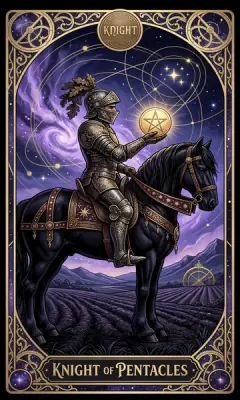 Hiệp Sĩ Tiền (Knight of Pentacles)