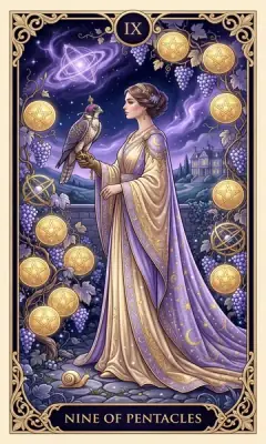 Cửu Tiền (Nine of Pentacles)