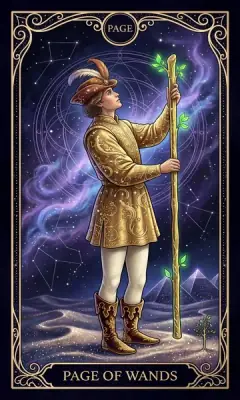 Tiểu Đồng Gậy (Page of Wands)