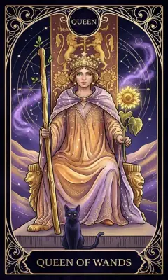 Hoàng Hậu Gậy (Queen of Wands)